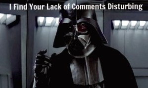 ifindyourlackofcommentsdisturbing